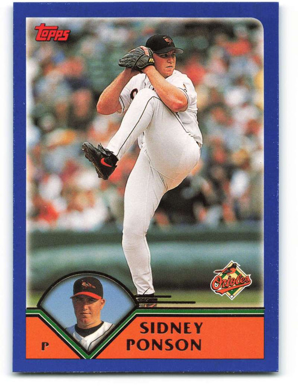 2003 Topps #39 Sidney Ponson VG Baltimore Orioles 