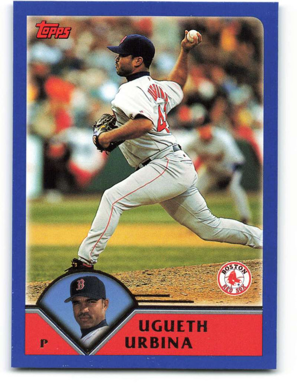 2003 Topps #46 Ugueth Urbina VG Boston Red Sox 