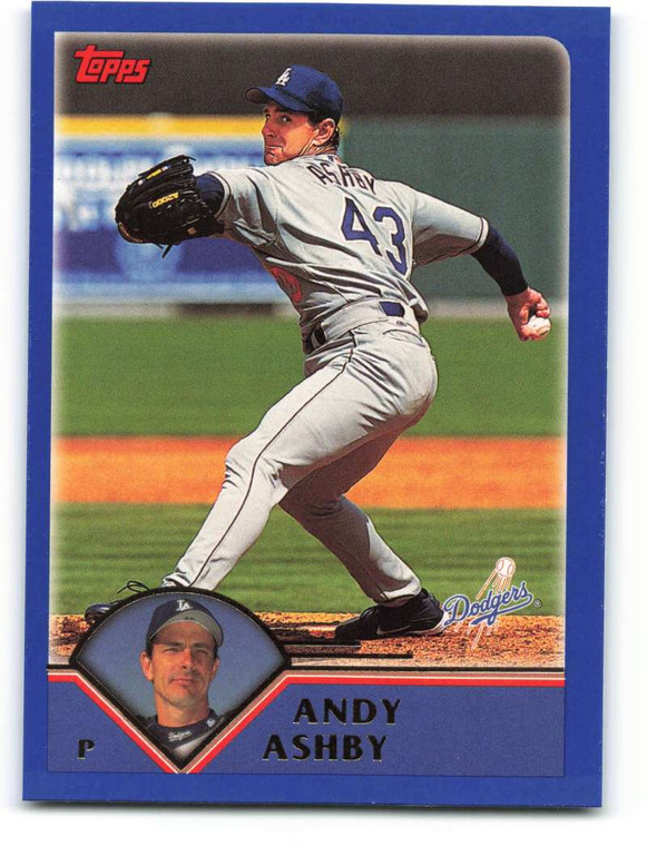 2003 Topps #63 Andy Ashby VG Los Angeles Dodgers 