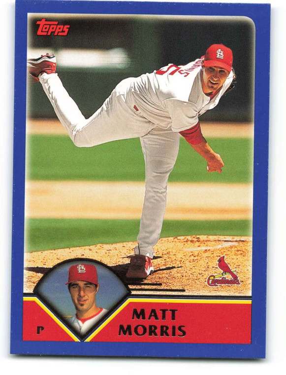 2003 Topps #68 Matt Morris VG St. Louis Cardinals 