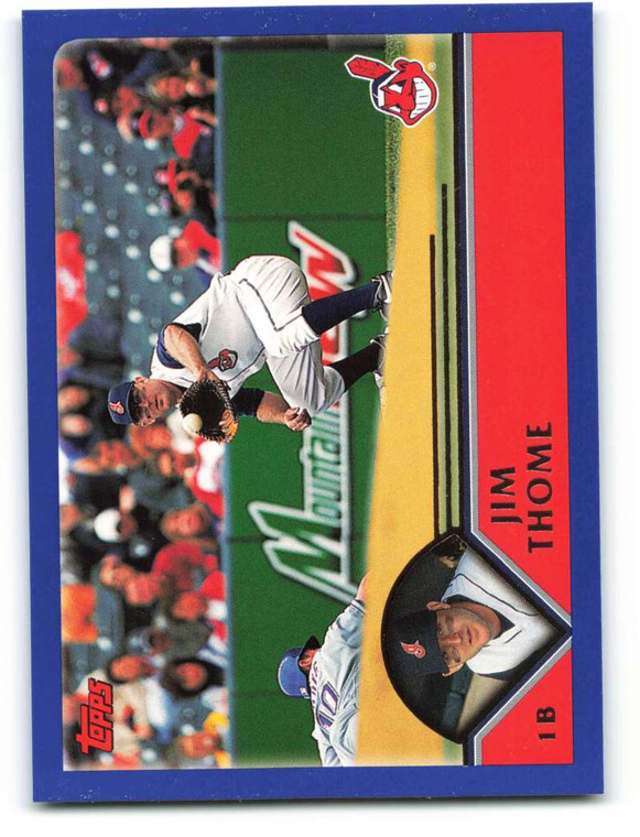2003 Topps #71 Jim Thome VG Cleveland Indians 