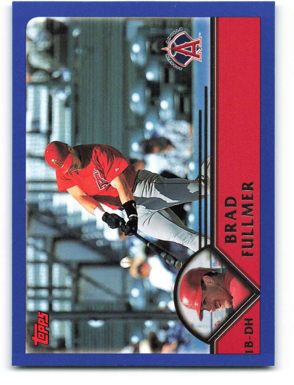 2003 Topps #74 Brad Fullmer VG Anaheim Angels 