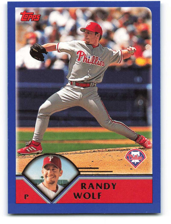 2003 Topps #76 Randy Wolf VG Philadelphia Phillies 