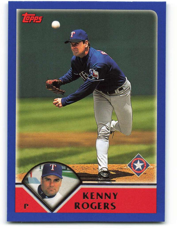 2003 Topps #85 Kenny Rogers VG Texas Rangers 