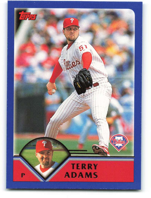 2003 Topps #86 Terry Adams VG Philadelphia Phillies 