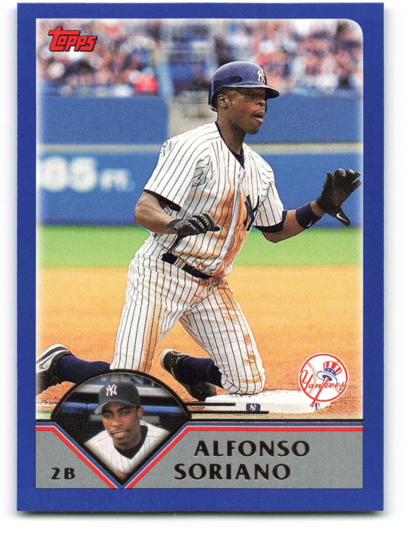 2003 Topps #90 Alfonso Soriano VG New York Yankees 