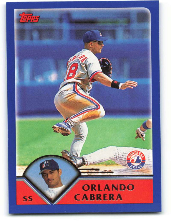 2003 Topps #91 Orlando Cabrera VG Montreal Expos 