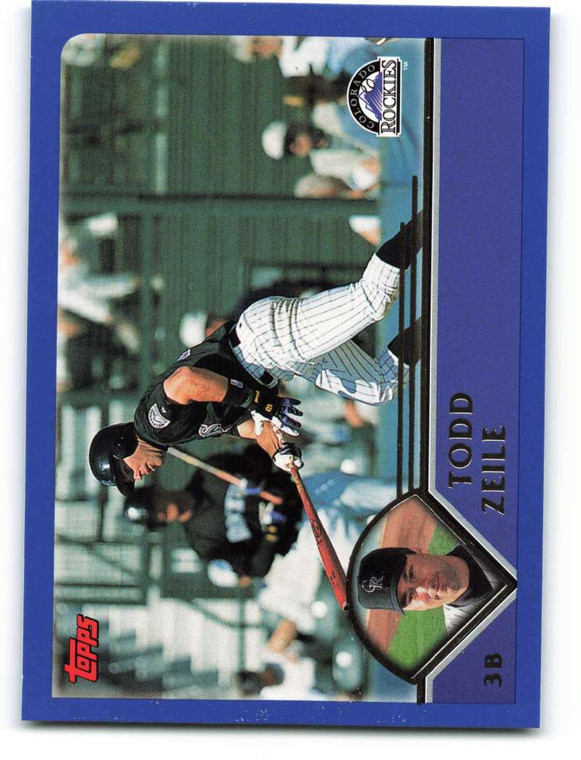 2003 Topps #97 Todd Zeile VG Colorado Rockies 