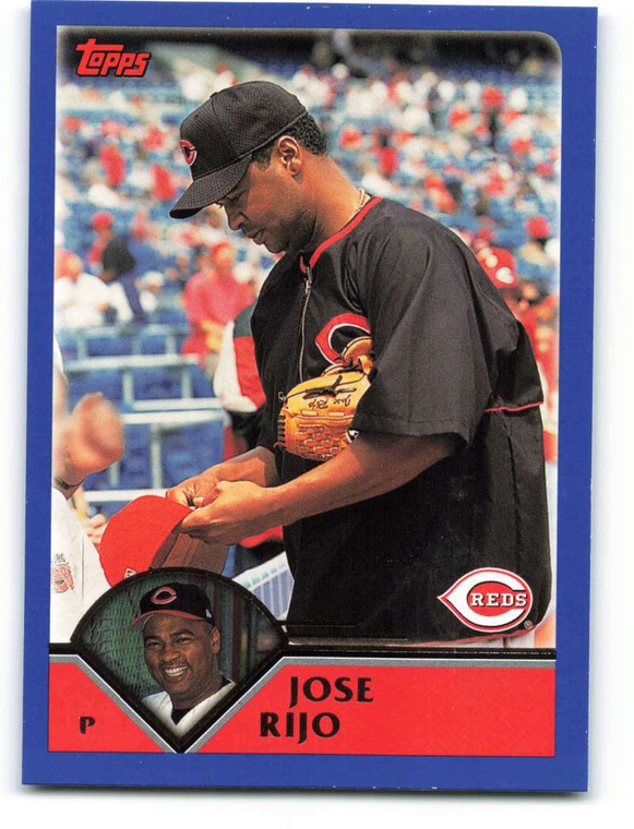 2003 Topps #99 Jose Rijo VG Cincinnati Reds 