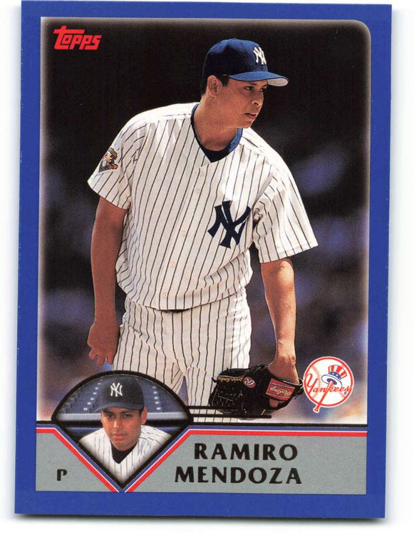 2003 Topps #115 Ramiro Mendoza VG New York Yankees 