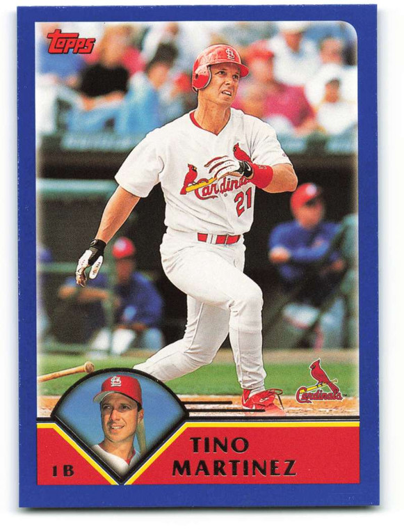2003 Topps #124 Tino Martinez VG St. Louis Cardinals 