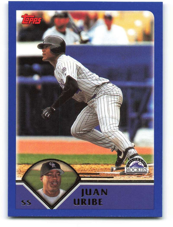 2003 Topps #126 Juan Uribe VG Colorado Rockies 