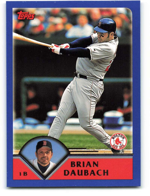 2003 Topps #132 Brian Daubach VG Boston Red Sox 