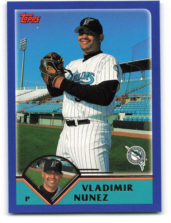 2003 Topps #142 Vladimir Nunez VG Florida Marlins 