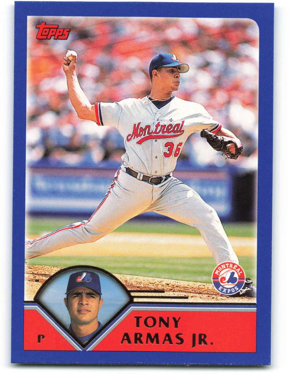 2003 Topps #149 Tony Armas Jr. VG Montreal Expos 