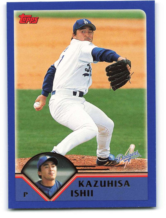 2003 Topps #150 Kazuhisa Ishii VG Los Angeles Dodgers 