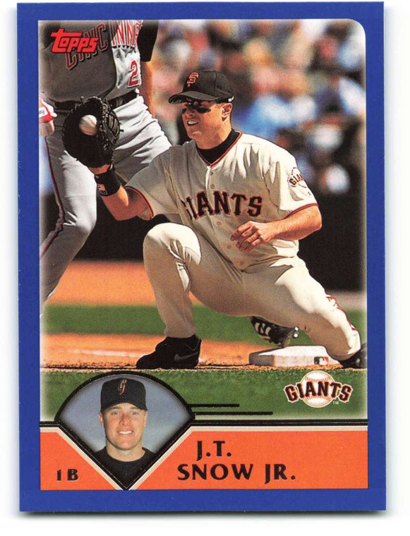 2003 Topps #158 J.T. Snow VG San Francisco Giants 