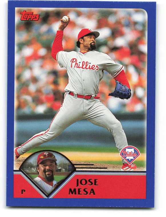 2003 Topps #165 Jose Mesa VG Philadelphia Phillies 