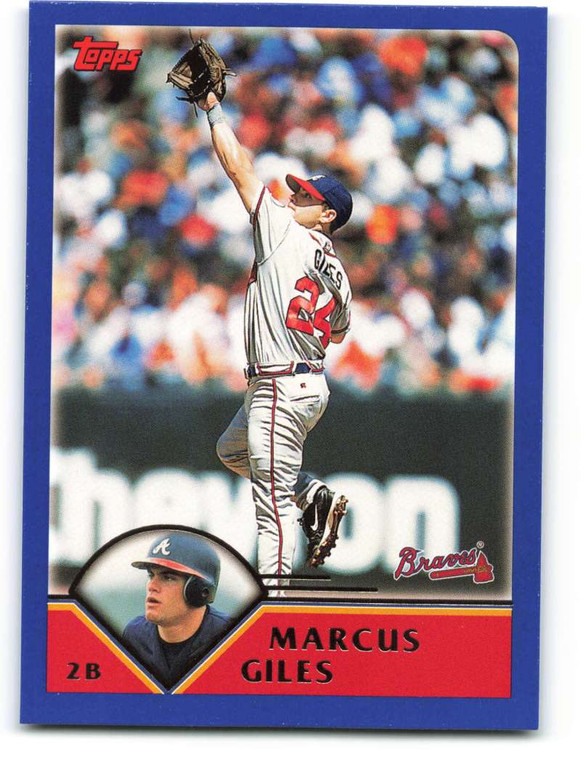 2003 Topps #172 Marcus Giles VG Atlanta Braves 