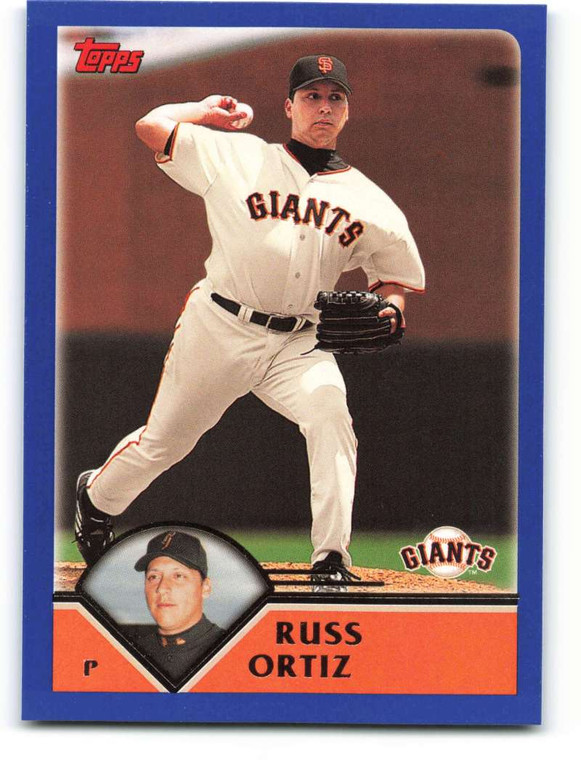 2003 Topps #184 Russ Ortiz VG San Francisco Giants 