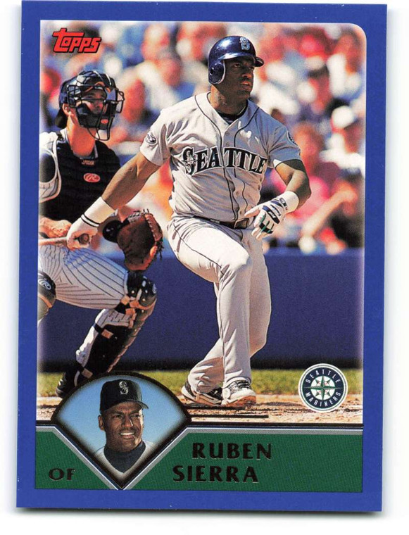 2003 Topps #185 Ruben Sierra VG Seattle Mariners 