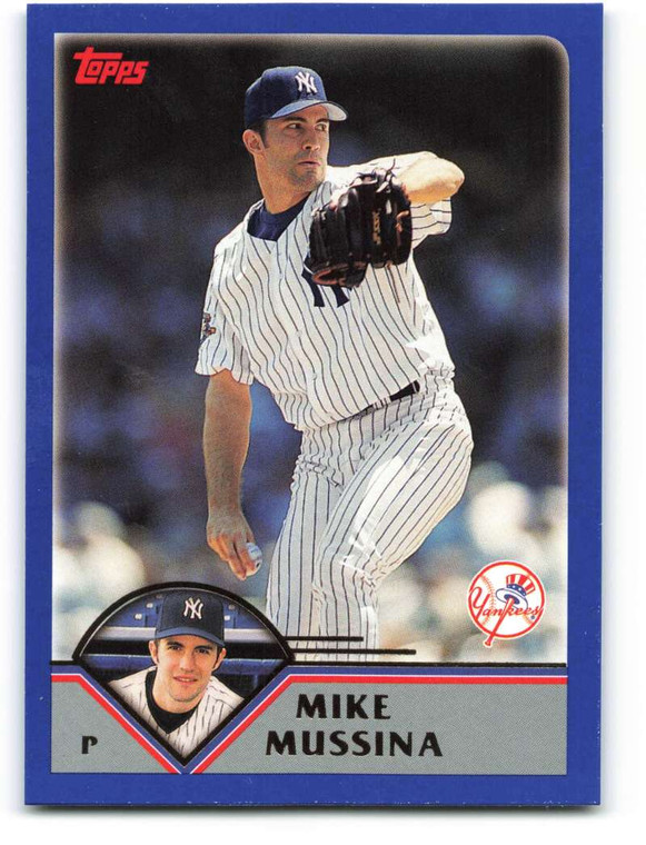 2003 Topps #190 Mike Mussina VG New York Yankees 