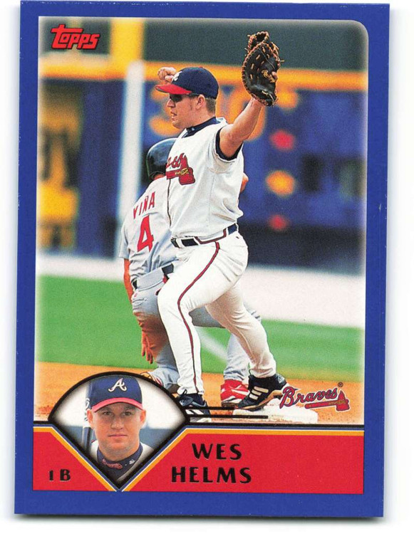 2003 Topps #194 Wes Helms VG Atlanta Braves 
