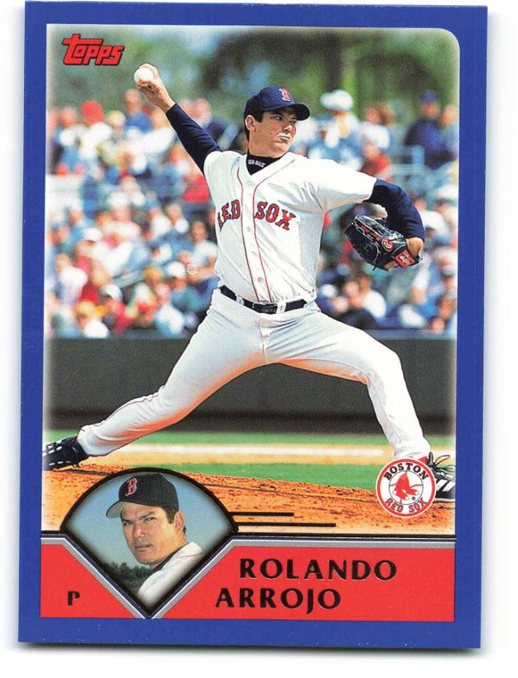 2003 Topps #196 Rolando Arrojo VG Boston Red Sox 