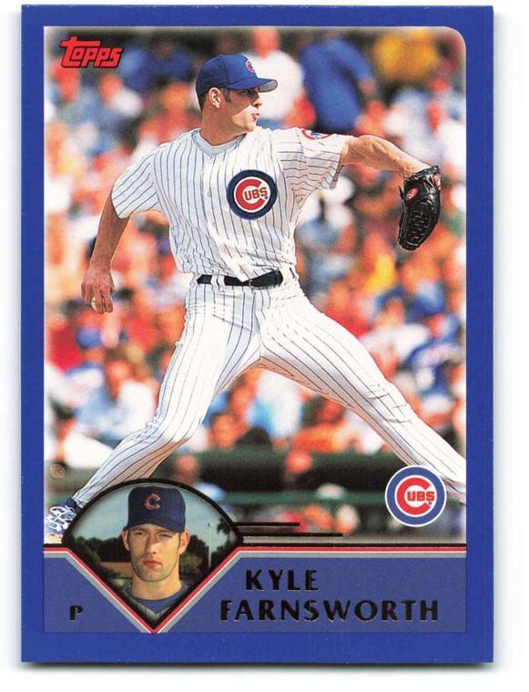 2003 Topps #197 Kyle Farnsworth VG Chicago Cubs 