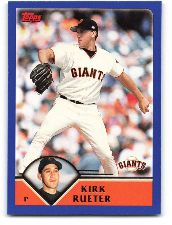2003 Topps #201 Kirk Rueter VG San Francisco Giants 