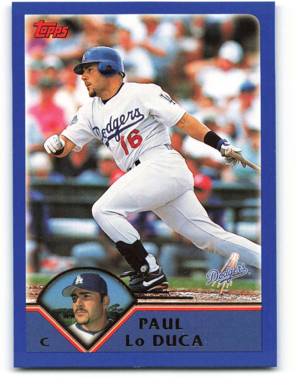 2003 Topps #208 Paul Lo Duca VG Los Angeles Dodgers 