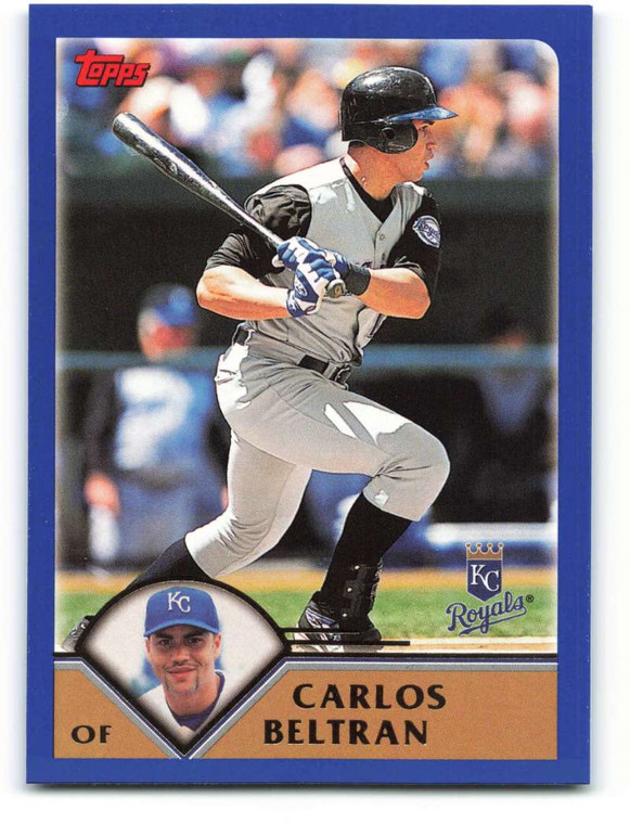 2003 Topps #209 Carlos Beltran VG Kansas City Royals 