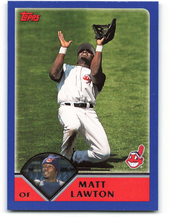 2003 Topps #234 Matt Lawton VG Cleveland Indians 