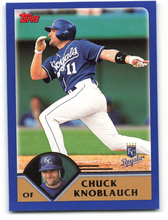 2003 Topps #235 Chuck Knoblauch VG Kansas City Royals 