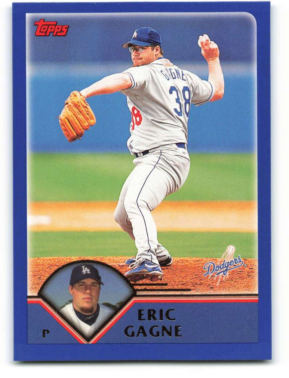 2003 Topps #236 Eric Gagne UER VG Los Angeles Dodgers 