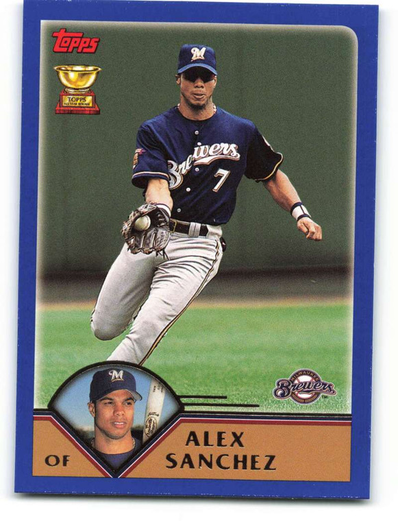 2003 Topps #237 Alex Sanchez VG Milwaukee Brewers 