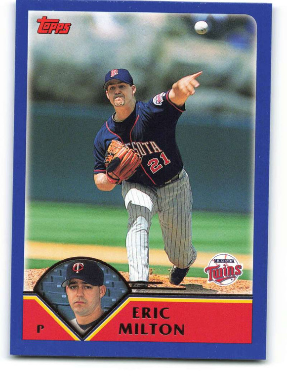 2003 Topps #239 Eric Milton VG Minnesota Twins 