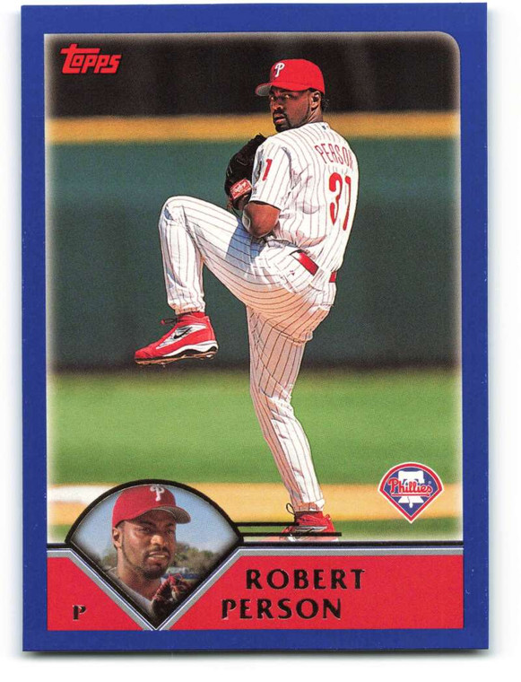2003 Topps #242 Robert Person VG Philadelphia Phillies 