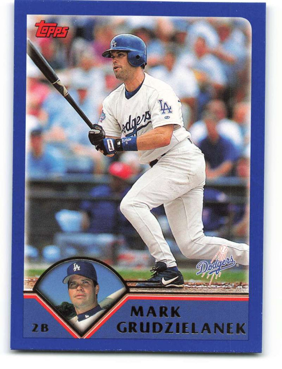 2003 Topps #253 Mark Grudzielanek VG Los Angeles Dodgers 