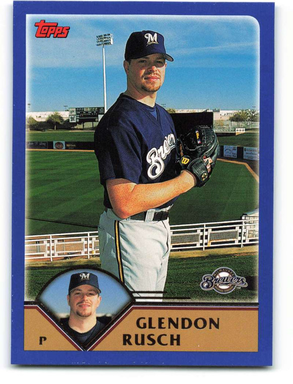 2003 Topps #254 Glendon Rusch VG Milwaukee Brewers 