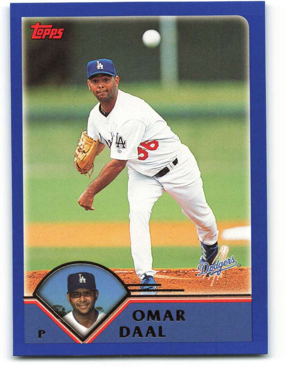 2003 Topps #256 Omar Daal VG Los Angeles Dodgers 