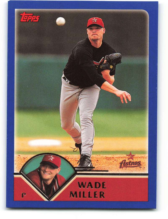 2003 Topps #258 Wade Miller VG Houston Astros 