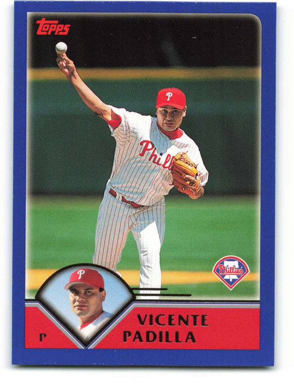 2003 Topps #260 Vicente Padilla VG Philadelphia Phillies 