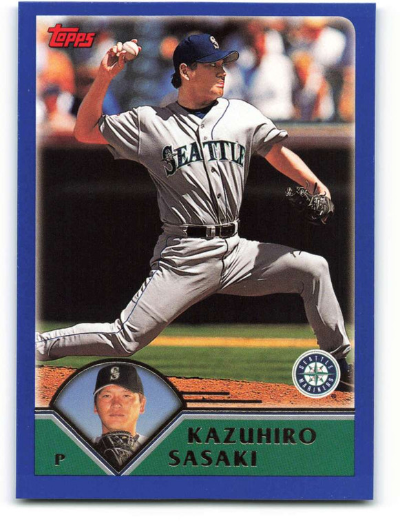 2003 Topps #261 Kazuhiro Sasaki VG Seattle Mariners 