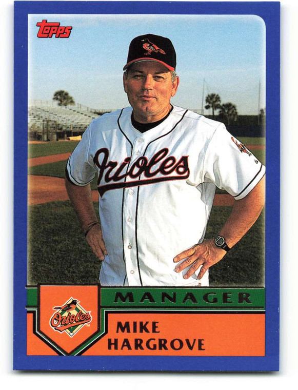 2003 Topps #264 Mike Hargrove MG VG Baltimore Orioles 