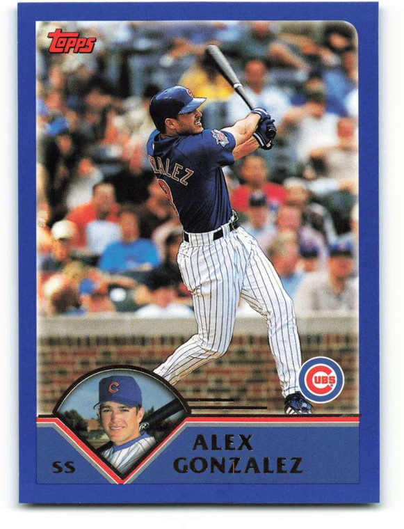 2003 Topps #266 Alex Gonzalez VG Chicago Cubs 