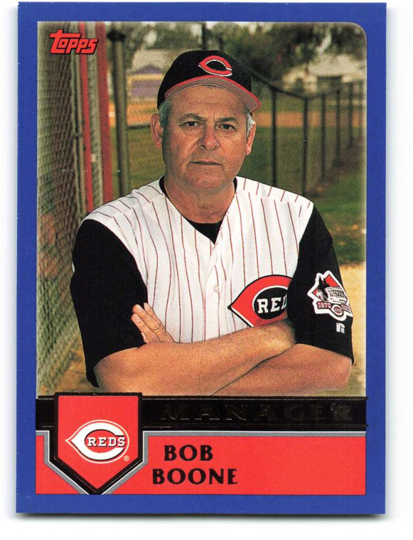 2003 Topps #268 Bob Boone MG VG Cincinnati Reds 