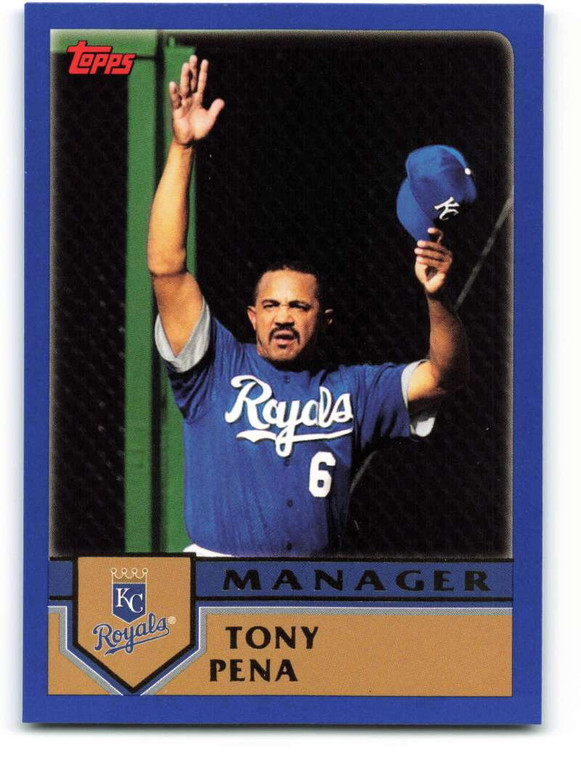 2003 Topps #275 Tony Pena MG VG Kansas City Royals 