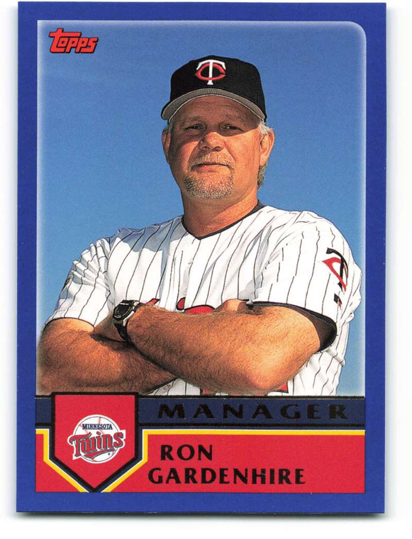 2003 Topps #278 Ron Gardenhire MG VG Minnesota Twins 