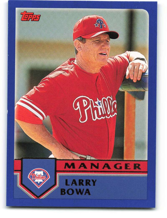 2003 Topps #283 Larry Bowa MG VG Philadelphia Phillies 